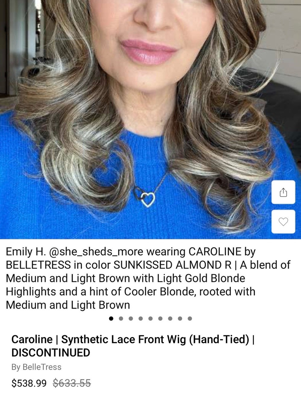 BT Caroline Luxe in Shaken Oatmeal 100% hand tied, NWTs - Picture 4 of 4